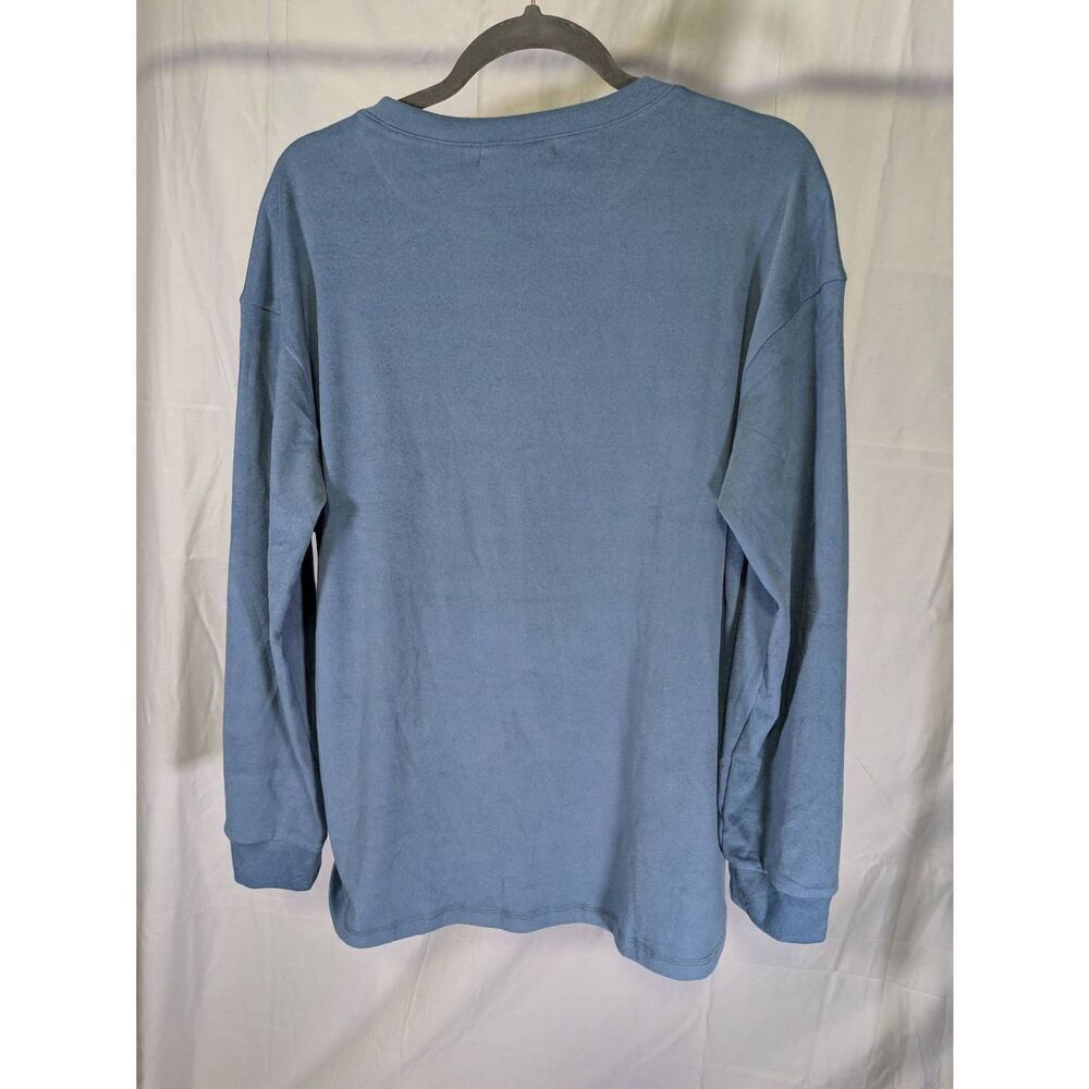 NWT Automet Long Sleeve Pocket Tee in a blue-grey Women's Large - Picture 6 of 7